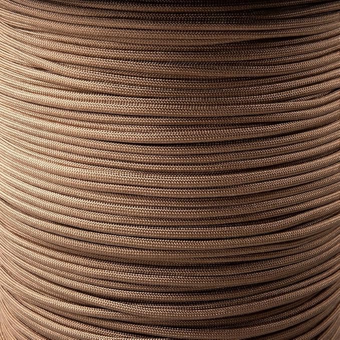 Paracord Planet Solid Color 550lb Paracord – 7 Strand Type III Nylon Cord by ParacordPlanet