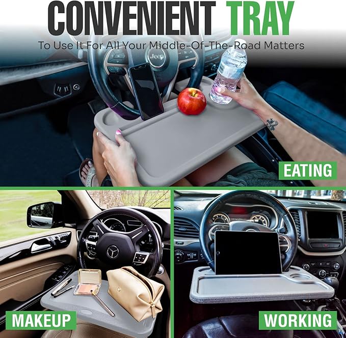 lebogner Steering Wheel Tray, Car Food Trays - Image 2