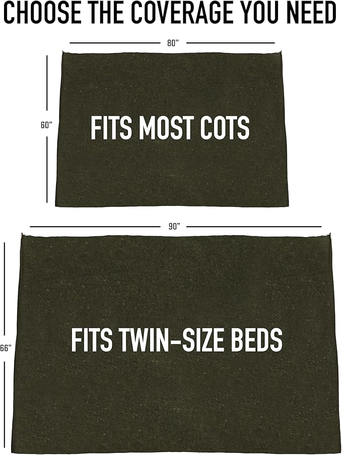 Rothco Wool Rescue Survival Blanket – Warm Emergency Outdoor, Camping Sleep - Image 4