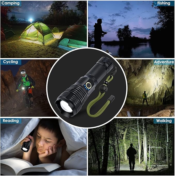 Rechargeable Flashlights 2000.000 High Lumens, Super Bright Flashlight - Image 6