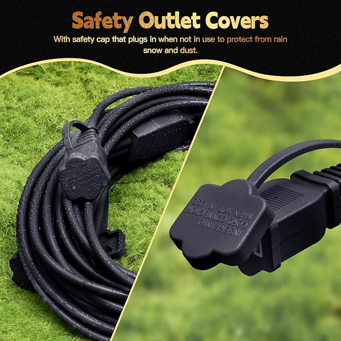 50FT Outdoor Extension Extension Cord - Image 5