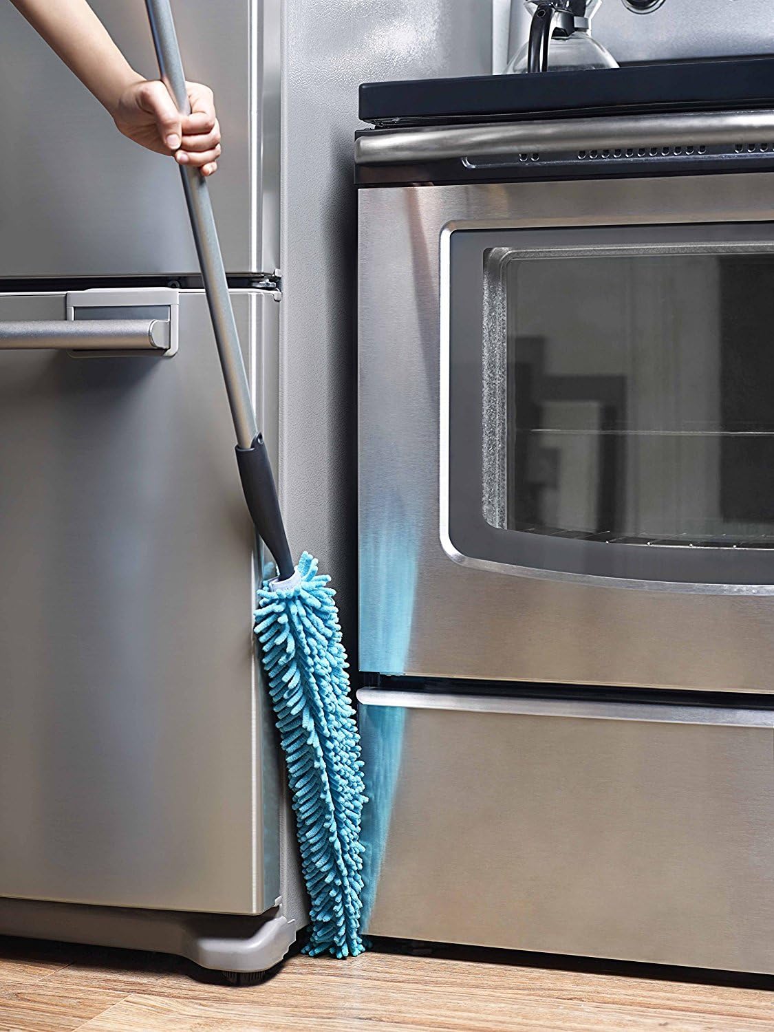 Fuller Brush Bendable Microfiber Extending Duster - Bending Micro Fiber Dust Cleaner w/Long Handle for Home Cleaning & Dusting - Flexible Head for Web Free TV, Ceiling & Furniture