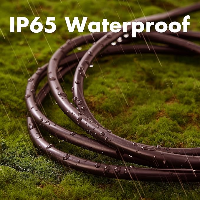 6ft Brown Outdoor Extension Cord Waterproof, UL Listed, 16/3 SJTW Heavy Duty 3 - Image 4