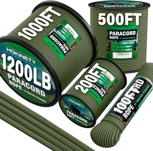 1200lb Paracord Rope by HOKINETY