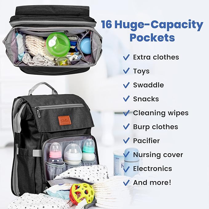 PILLANI Baby Diaper Bag Backpack - Image 2