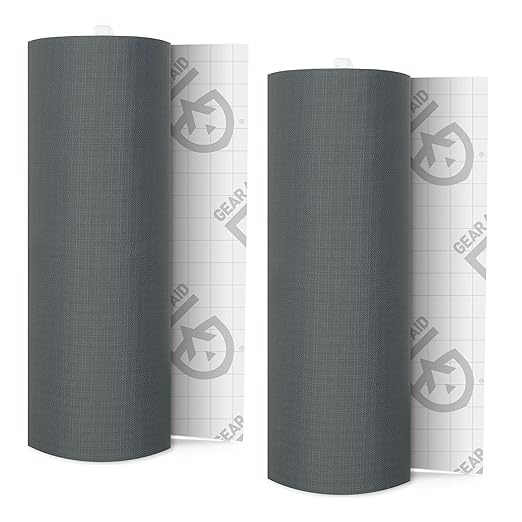 GEAR AID Tenacious Tape 3” x 20” Fabric and Vinyl Gear Repair Tape, Fix Holes by GEARAID