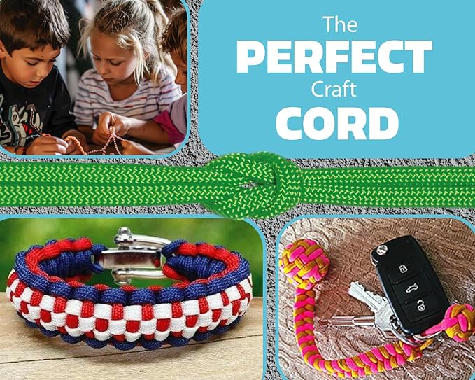 BORED? PARACORD! 550 lb Paracord – Ideal - Image 4