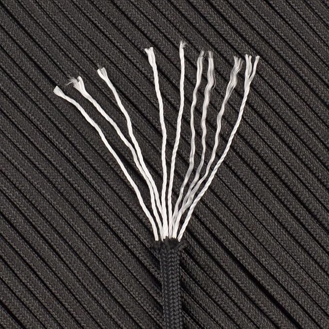 Reflective Paracord 550 lb, 7 Strand Paracord Rope 250ft 4mm, Nylon Parachute - Image 2