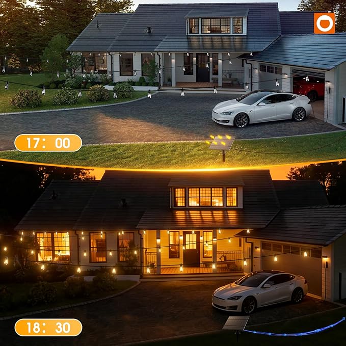 addlon 78 FT Solar String Lights Outdoor Waterproof - Image 5