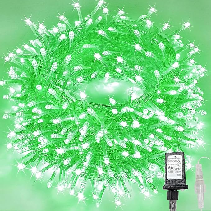 88FT 240LED Extra-Long Connectable String Lights Indoor Outdoor Clear Wire by KAQ