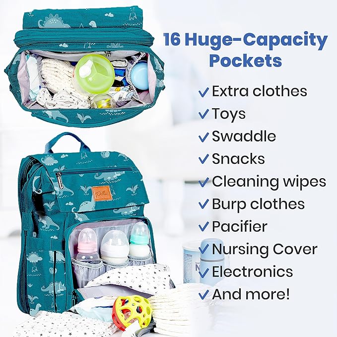 PILLANI Baby Diaper Bag Backpack - Image 2