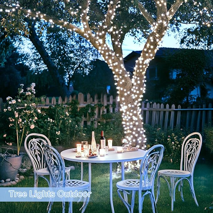 JMEXSUSS 800 LED White Christmas String Lights Outdoor, String Twinkle Lights - Image 6