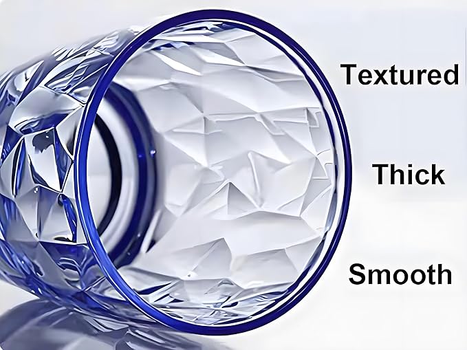 15Oz Shatterproof Tritan Drinking Glasses Unbreakable Acrylic Glasses Drinkware - Image 5