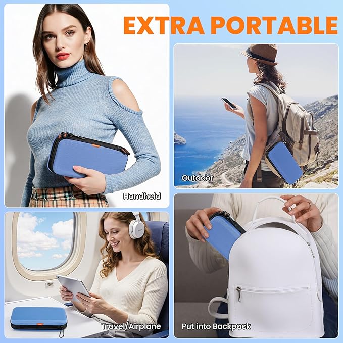 Hard Shell Carrying Case with Multiple Pocket - Image 6