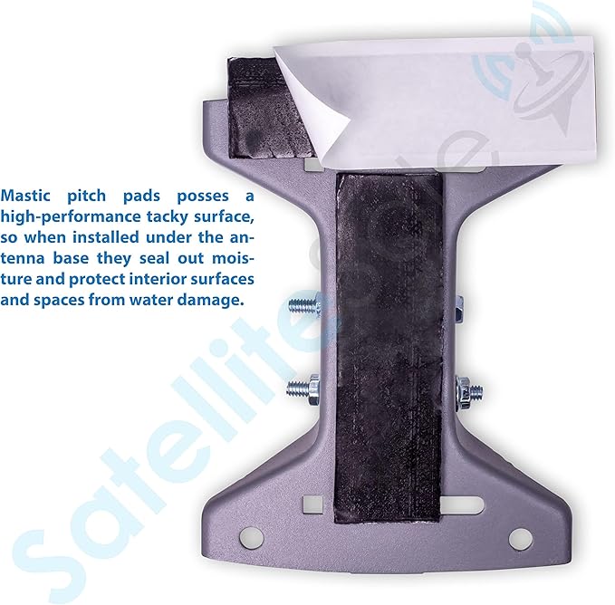 SatelliteSale Universal Roof Patch Kit 6X Zinc Plated Lag Bolts and 3X Mastic - Image 6