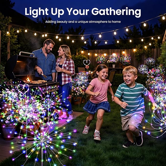 Solar Lights Outdoor, 120LED 8pack Fairy Garden Lights Decor - Image 9
