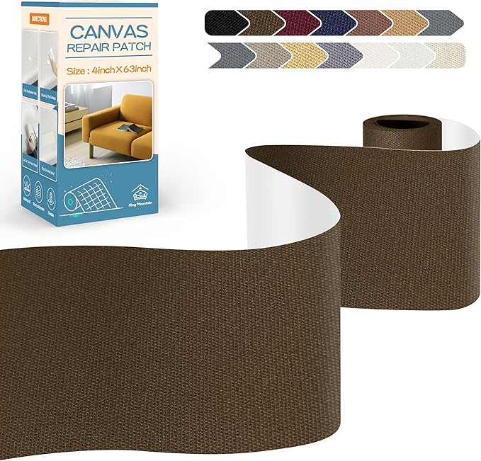KING MOUNTAIN Canvas Repair Tape, Outdoor Gear Patch, 4×63 Inches, Waterproof by ForABetterHomeLife