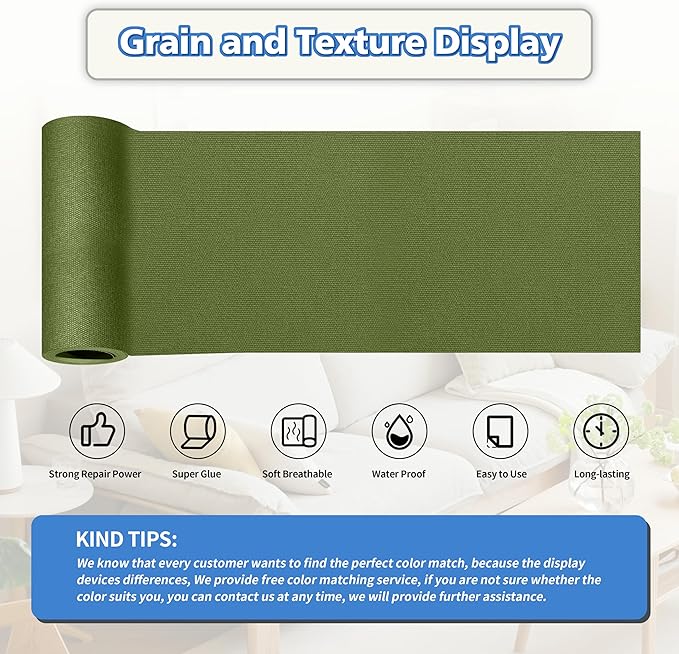 KING MOUNTAIN Canvas Repair Tape, Outdoor Gear Patch, 4×63 Inches, Waterproof - Image 2