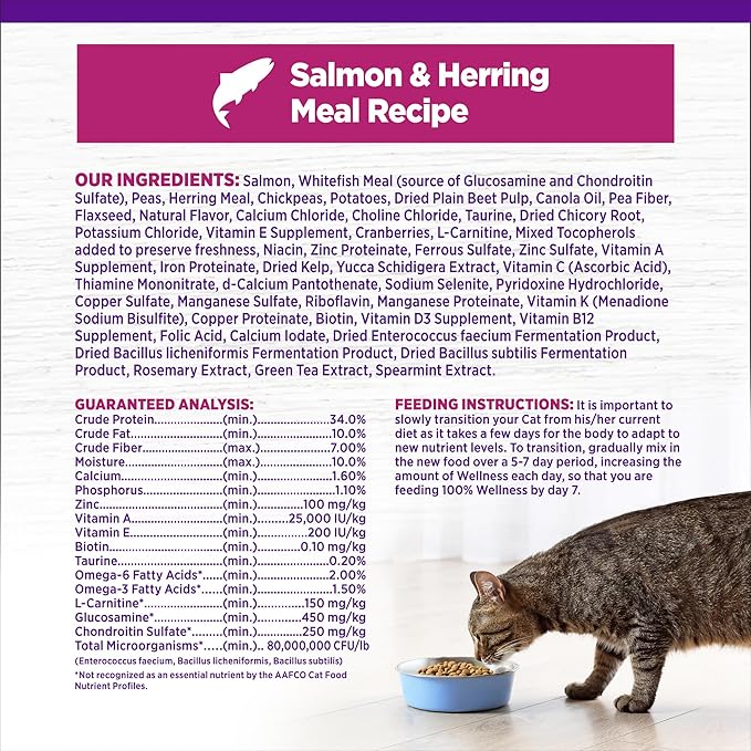 Wellness Complete Health Adult Dry Cat Food - Image 6