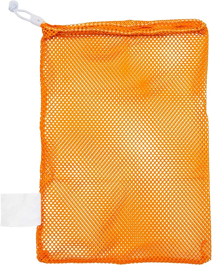 Champion Sports Mesh Equipment Bag – Heavy-Duty Nylon Drawstring Bag by ChampionSports