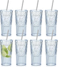 8 Set 20oz Vintage Plastic Tumbler by Unknown