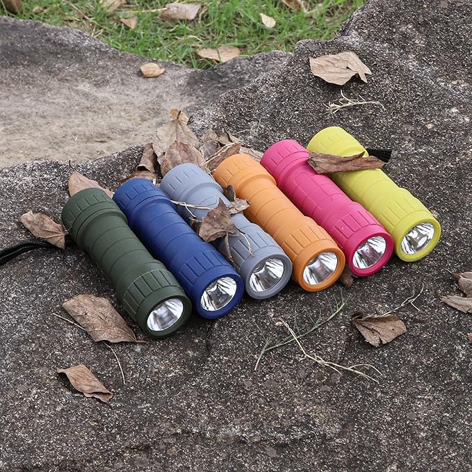 6-Pack Small Flashlights Set, Super Bright 100 Lumen LED Flashlight Pack - Image 8