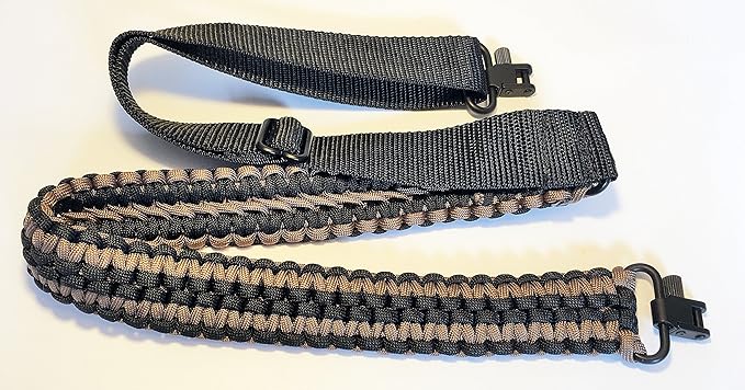 Extra Wide Gun Sling Paracord 550 Adjustable w/Swivels - Image 4