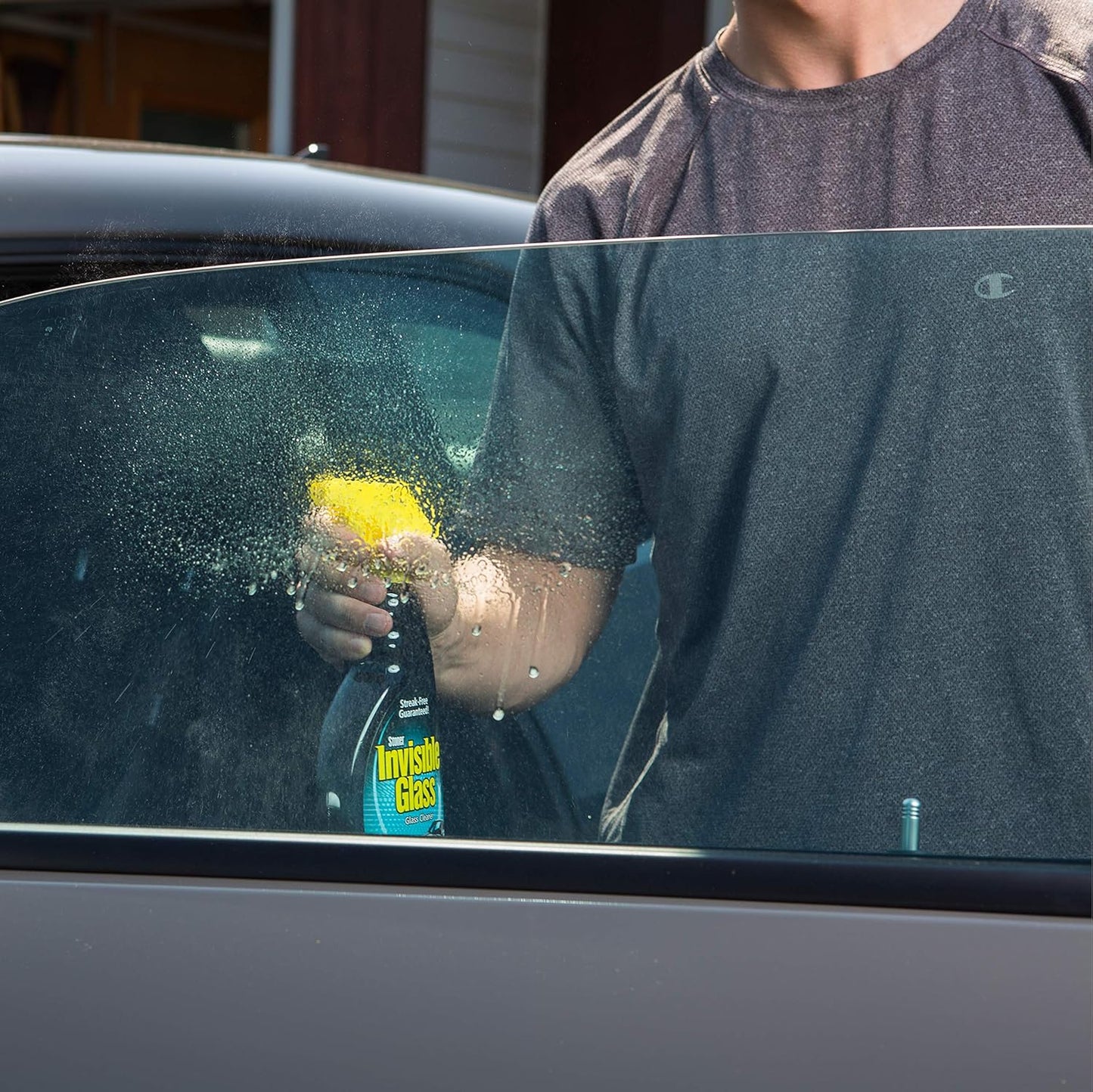 Invisible Glass 92163-2PK Premium Glass and Window Cleaner for Auto and Home Cleans Glass, Windows, Windshields, and More, Streak-Free, Ammonia-Free, Tint-Safe, 16 fl oz (Pack of 2)