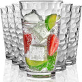 Bravario Hammered Plastic Drinking High Tumbler, Dishwasher-Safe Premium by Bravario