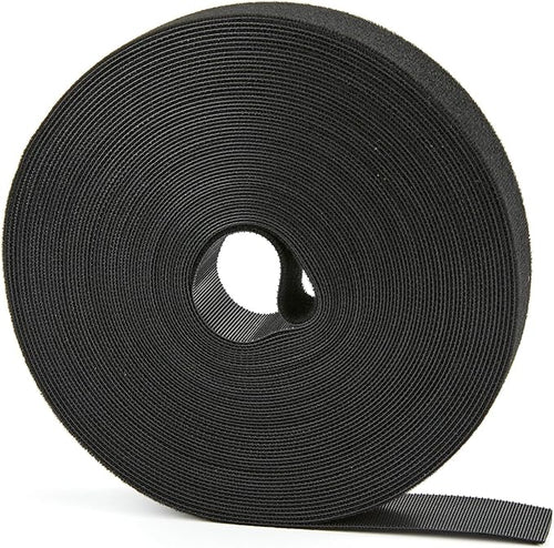 60 ft x 3/4 inch Hook and Loop Roll, Reusable Fastening Cable Ties, Office and by NBTORCH