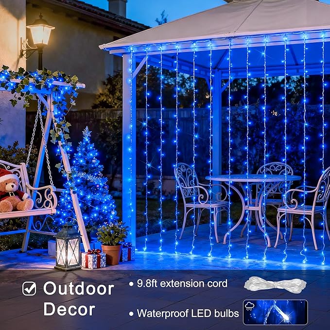 JMEXSUSS 300LED Curtain Lights - Image 3