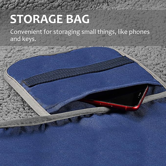 Tirrinia Large Waterproof Outdoor Blanket, Soft Warm Windproof Stadium Blanket - Image 4