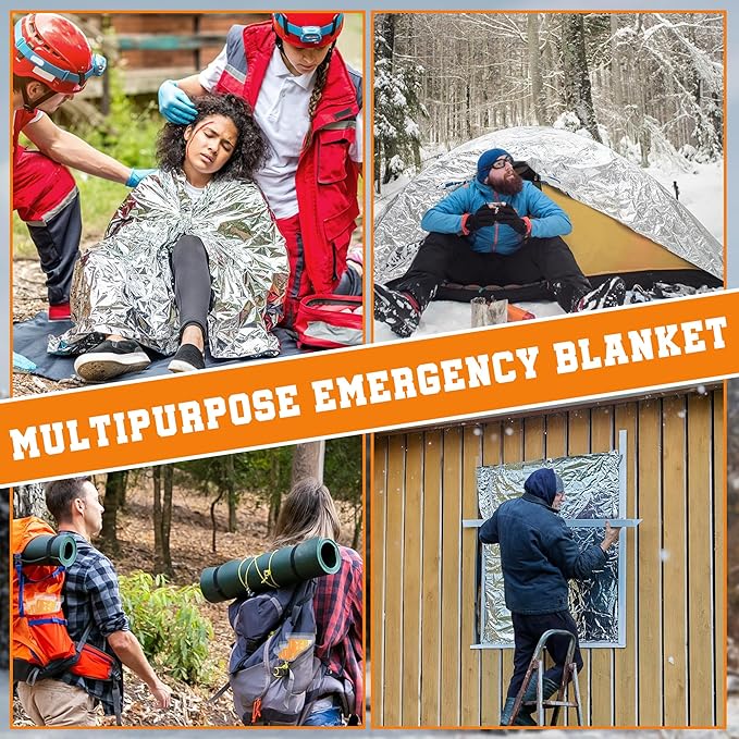 6 Pack Emergency Blankets - Image 7