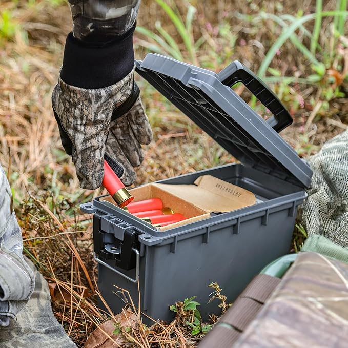 Sheffield 12628 Ammo Storage Box, Stackable .30 Cal Field Boxes, Water and Dust - Image 8