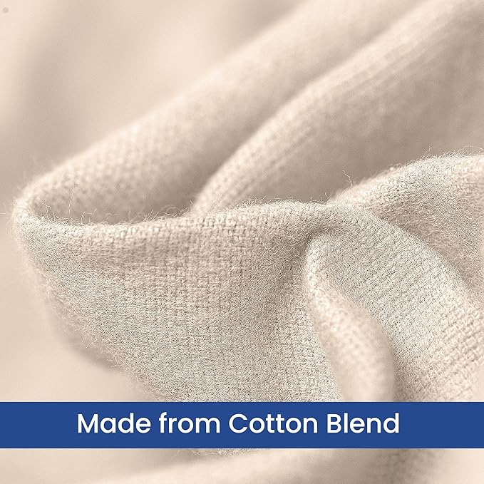 Linteum Textile Cotton Blended Hospital Patient Bath Blanket, Bed Bath Sheet - Image 2