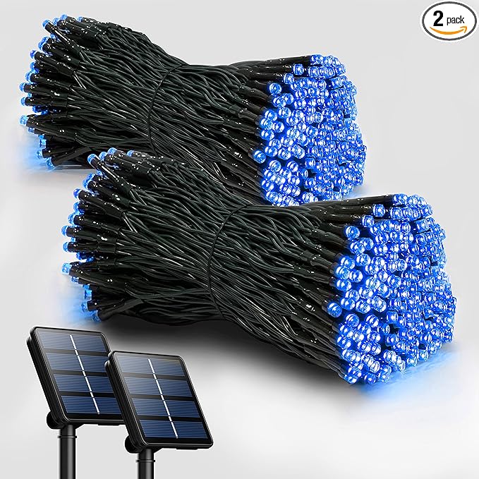 Selarlyt 2 Pack Solar Christmas Lights Outdoor, 72FT 200 LED Solar String Lights by SelarlytLighting