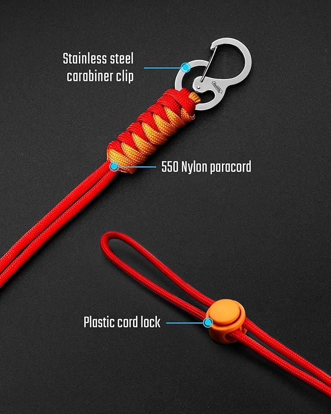 KeyUnity KC01 Braided Paracord Carabiner - Image 4