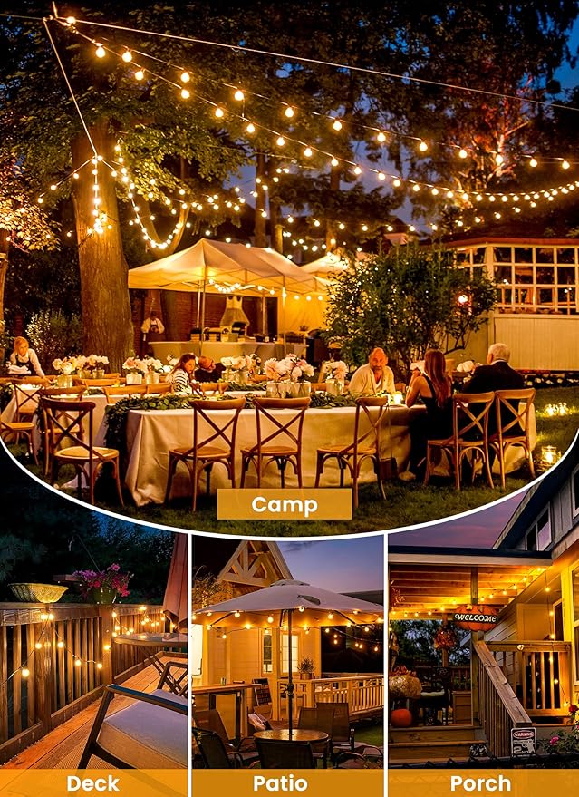 Brightown 208FT Solar String Lights Outdoor - Image 8