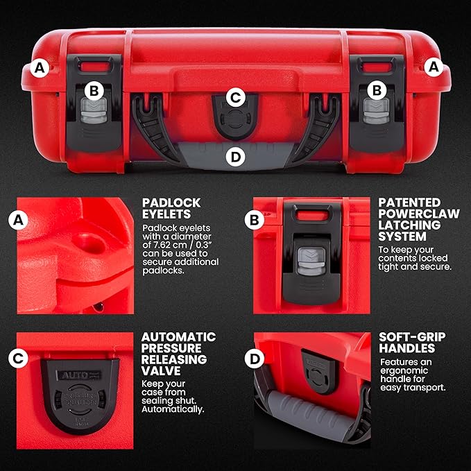 NANUK 910 Waterproof First Aid Box Empty - Image 4