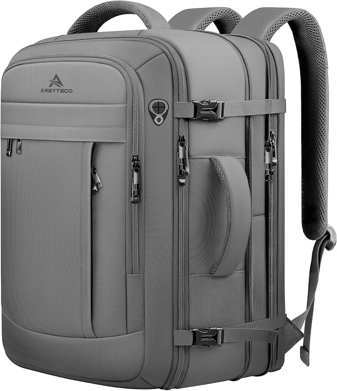 AREYTECO 60L Travel Laptop Backpack by AREYTECO