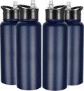 VEGOND 40 oz Insulated Water Bottle Bulk Stainless Steel Metal Water Bottles by VEGOND