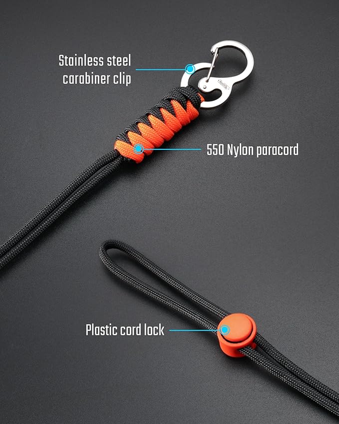 KeyUnity KC01 Braided Paracord Carabiner - Image 4