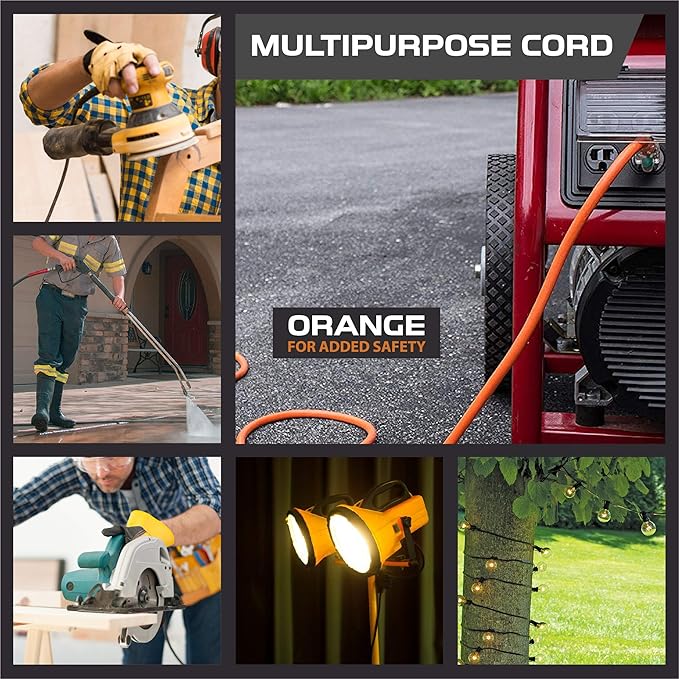IRON FORGE CABLE 12 Gauge Extension Cord 25 Ft Lighted End - Image 6