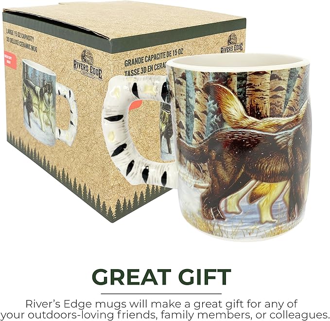 Rivers Edge Products 3D Ceramic Coffee Mug - Image 5