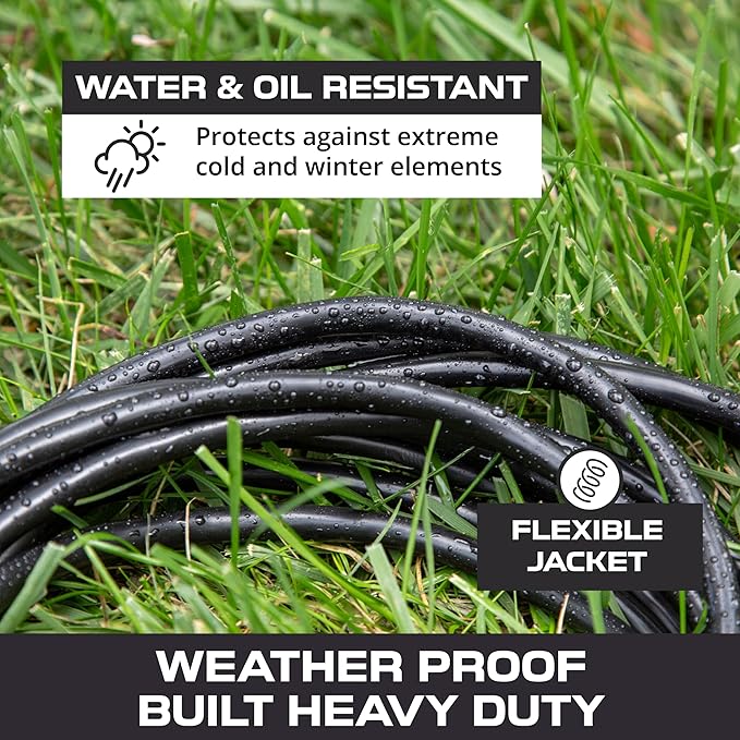 Iron Forge Cable 2 Pack 12 Gauge Outdoor Extension Cord 10 Ft, SJTOW 12/3 Heavy - Image 6
