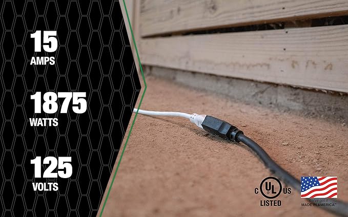 Southwire AGRIPRO 12/3 Heavy Duty Extension Cord, Farm/Workshop Cord - Image 6