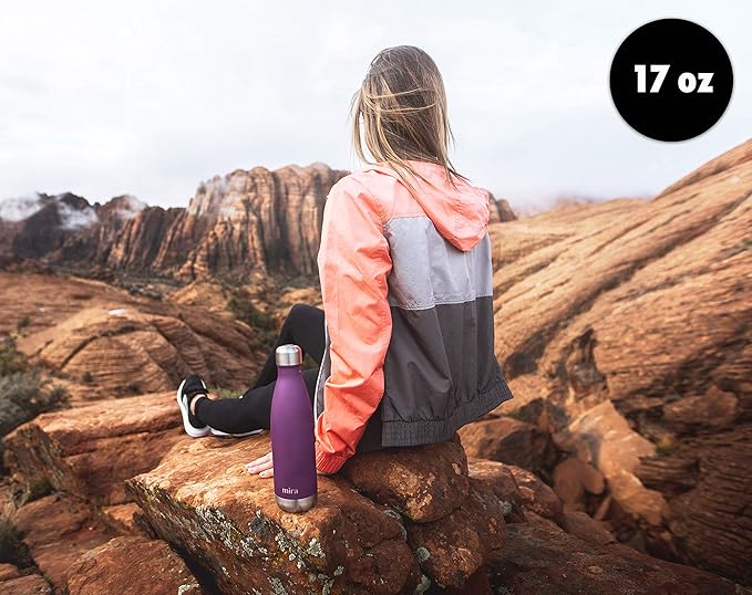 MIRA 2 Pack 17 oz Insulated Water Bottle - Image 2