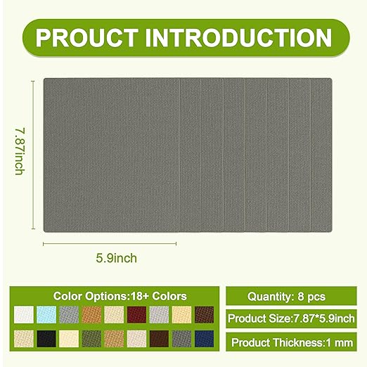 Besezx Canvas Repair Patch, Outdoor Gear Patch, 7.87x5.9 Inches 8PCS, - Image 2
