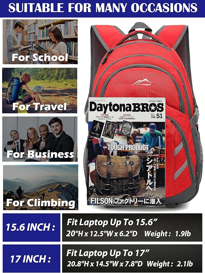 ProEtrade Extra Large Backpack Bookbag - Image 6