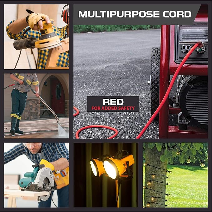 Iron Forge Cable 25 ft Lighted Outdoor Extension Cord - Image 6